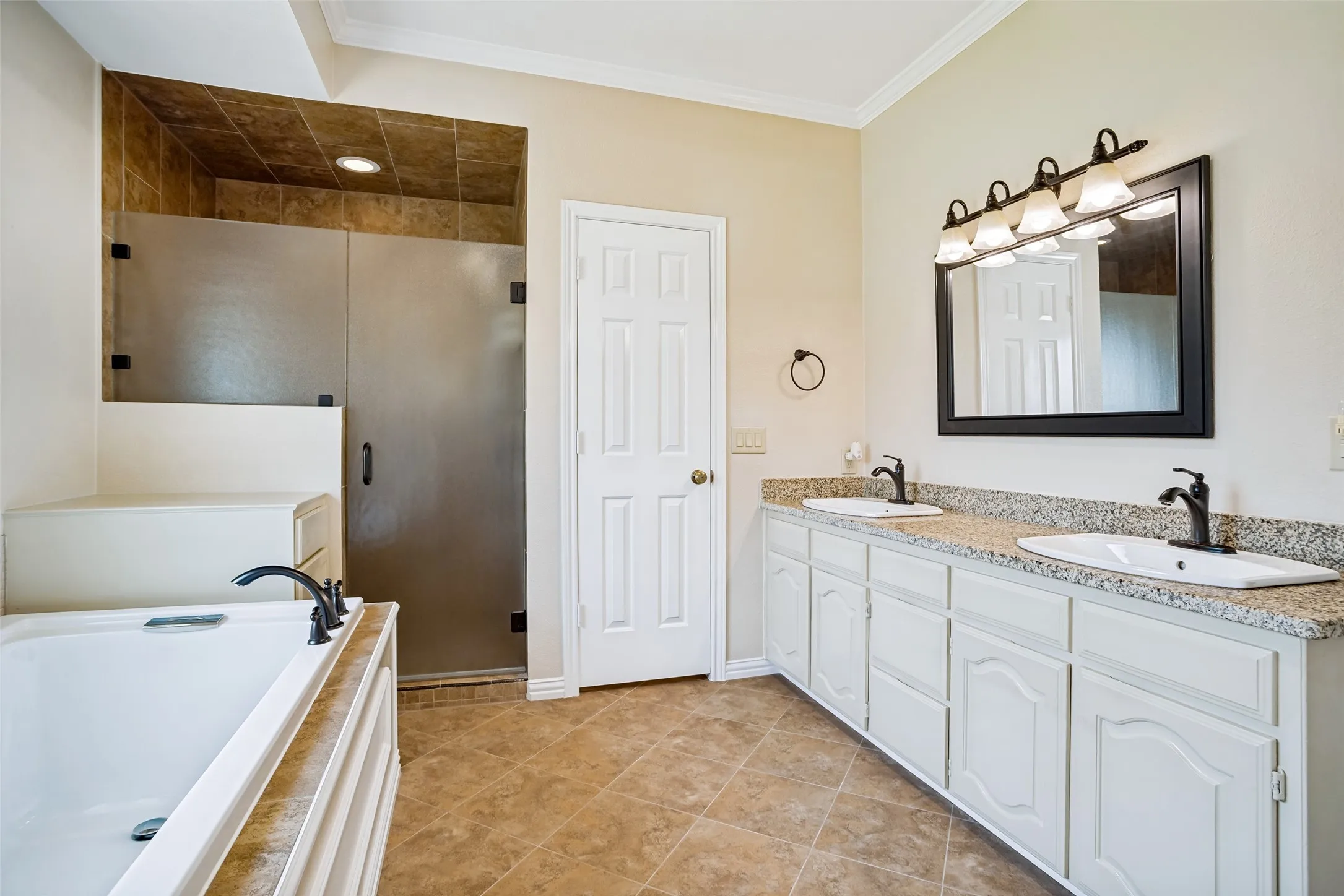 Wonderful, updated soaking tub and separate shower