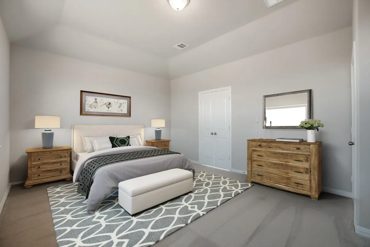 Beazer Homes Stark Farms Berkshire Floorplan. This is not a photo of the actual home, but is a photo of the Berkshire floorplan.