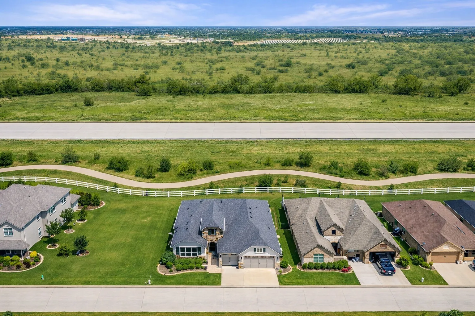 A Copilot Reimagined rendering of home once walking path and road are completed
