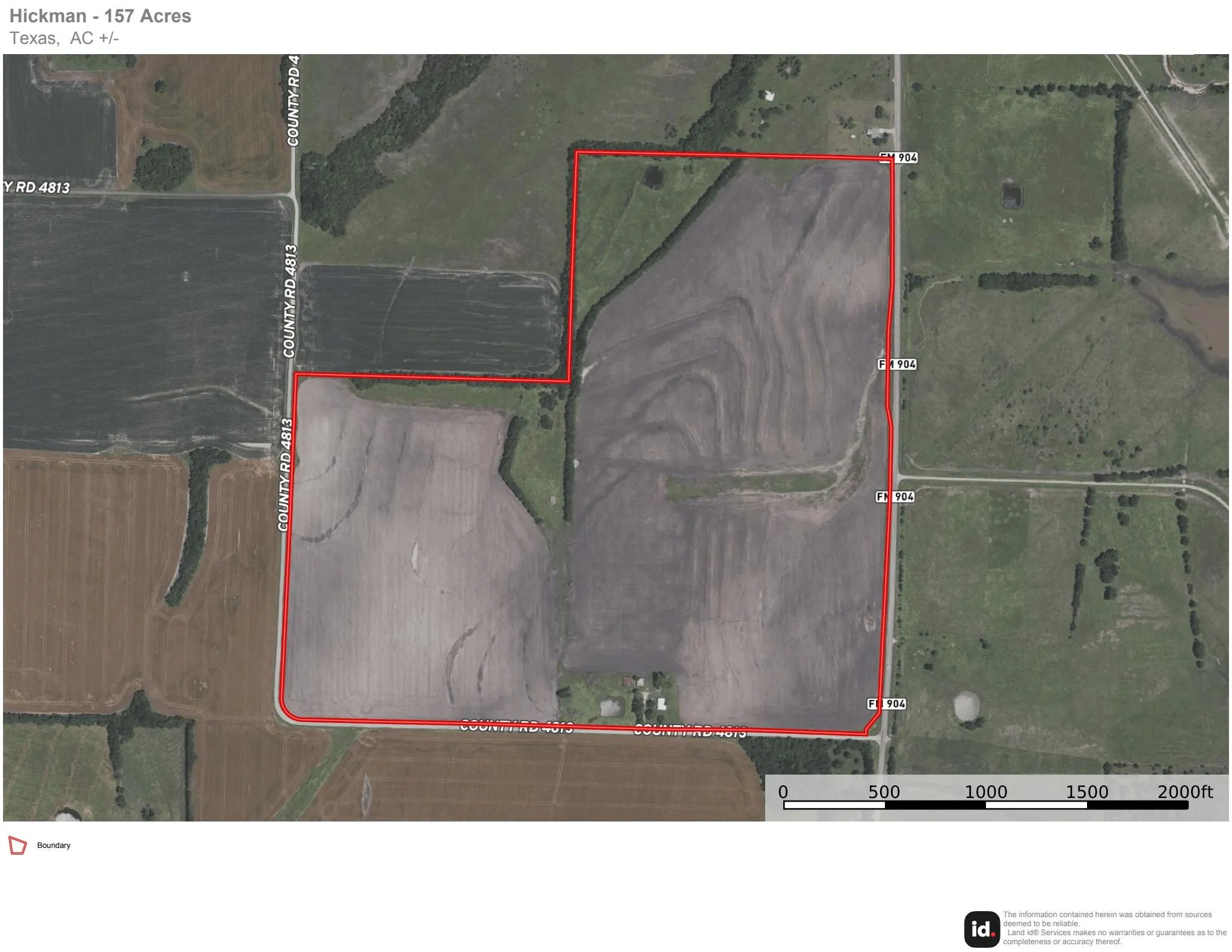 Property Boundary Map. Illustrating the defined perimeter of the property