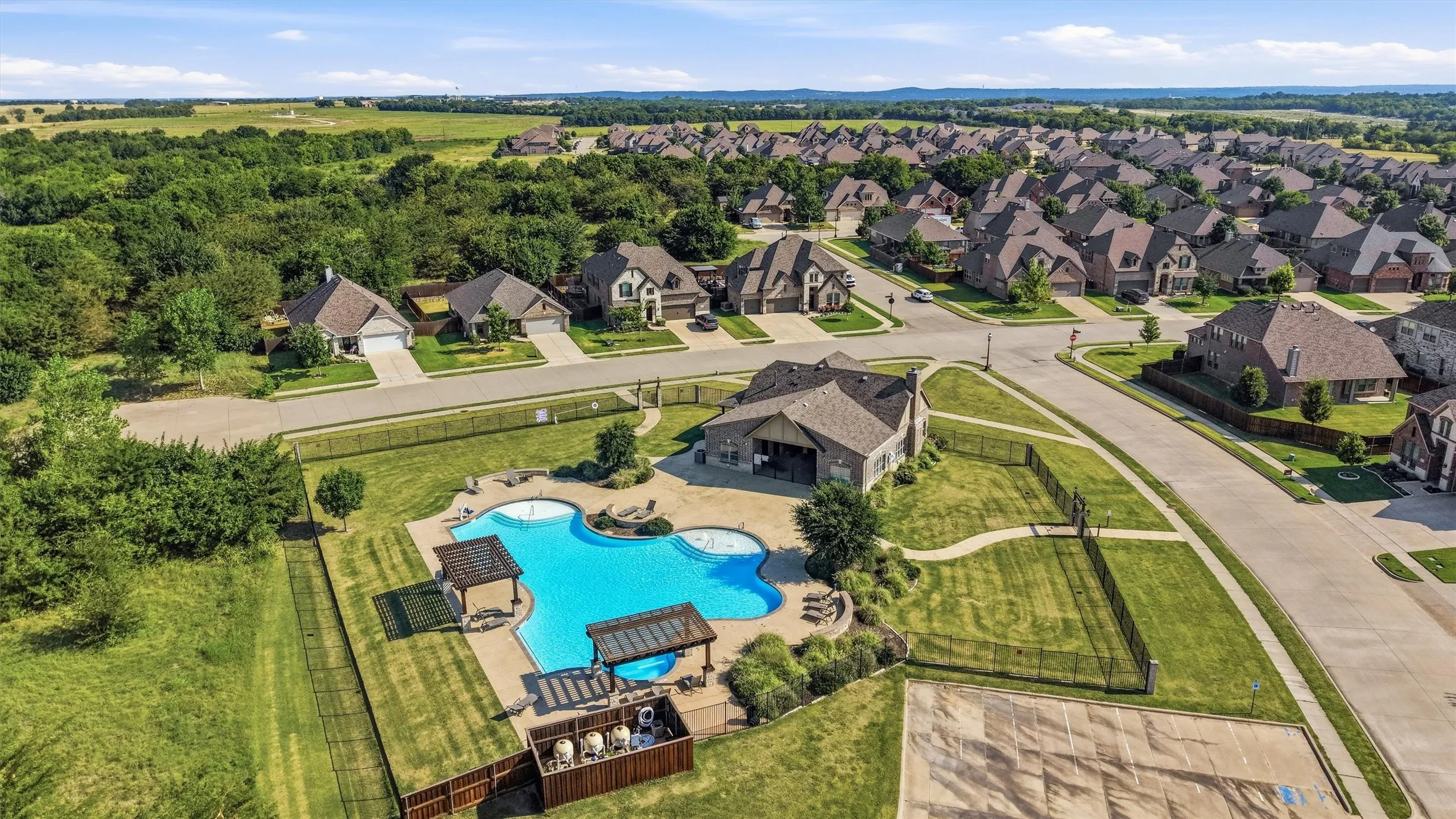 Community pool and clubhouse