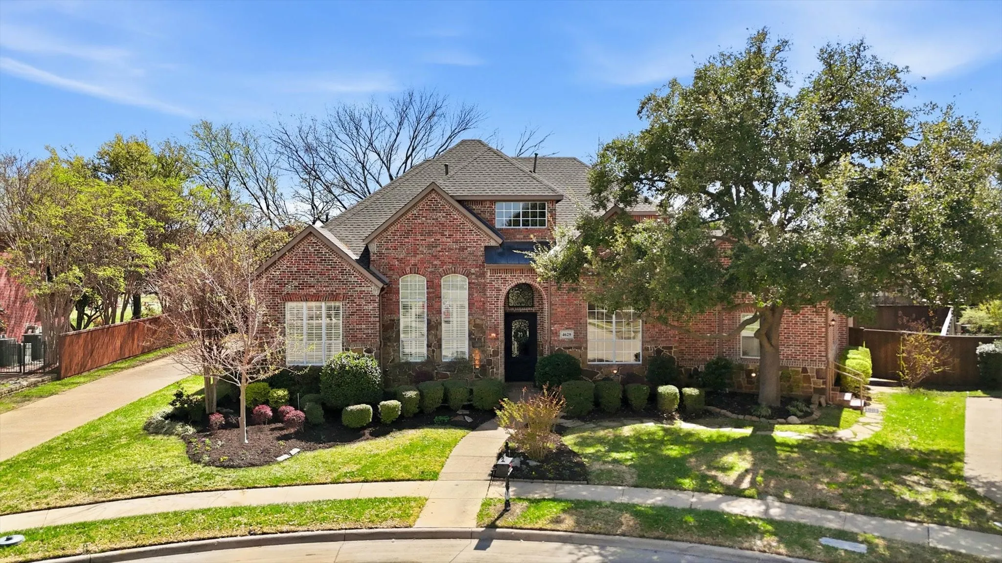 Ideally nestled on a pie shaped culdesac, minimal traffic and ample guest parking