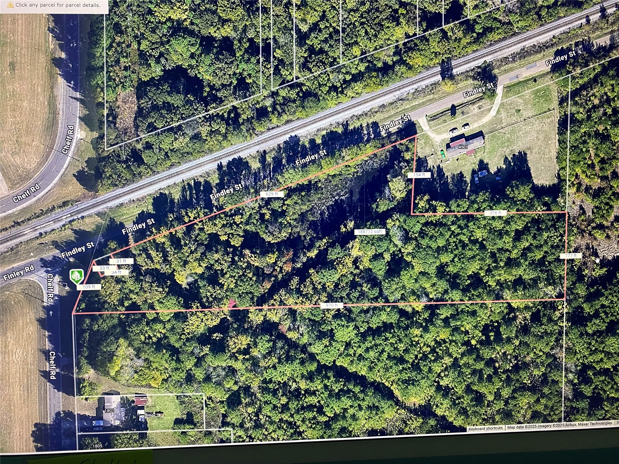 Map of property location featuring property boundaries highlighted