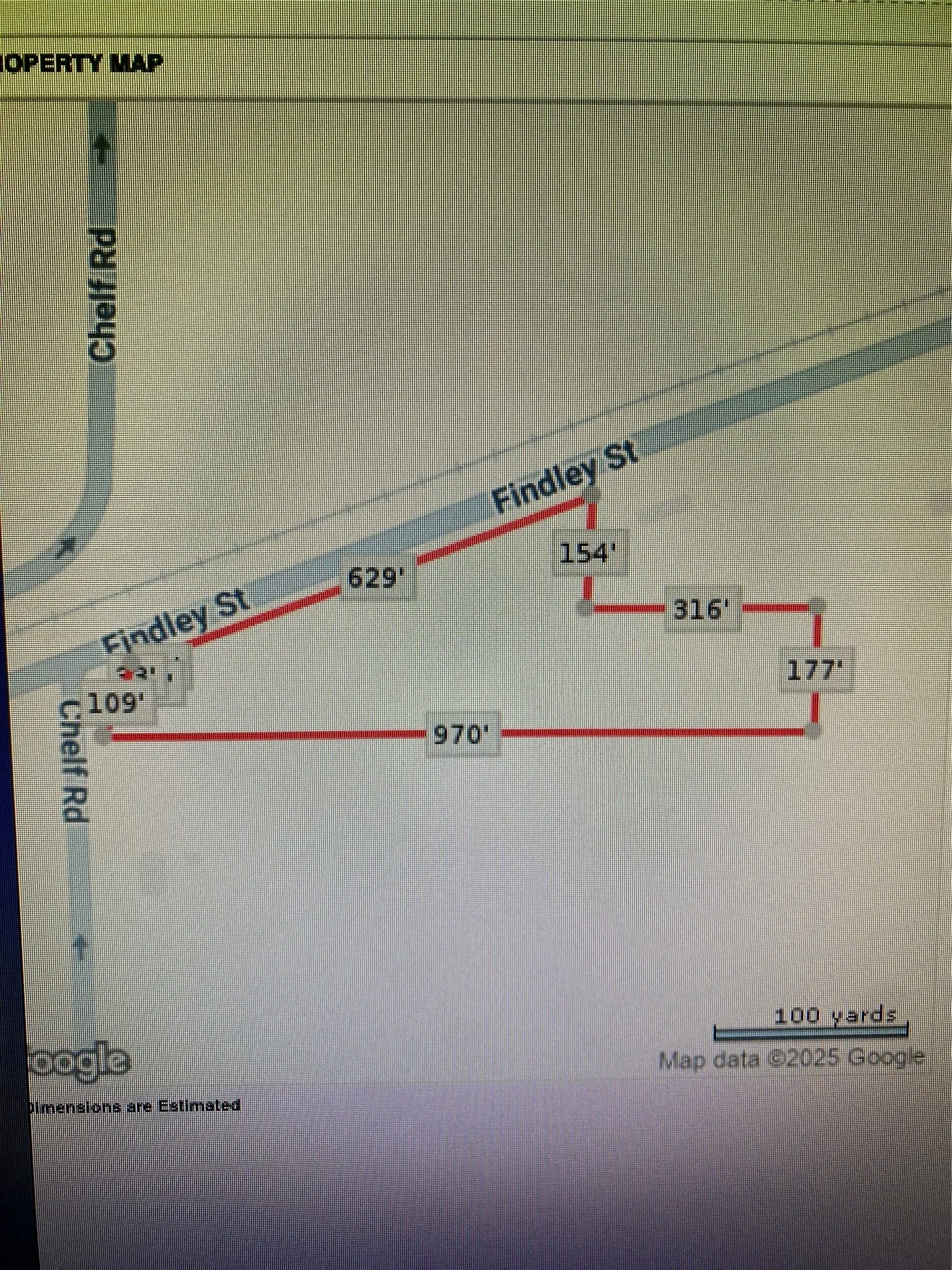 Map / location of property area