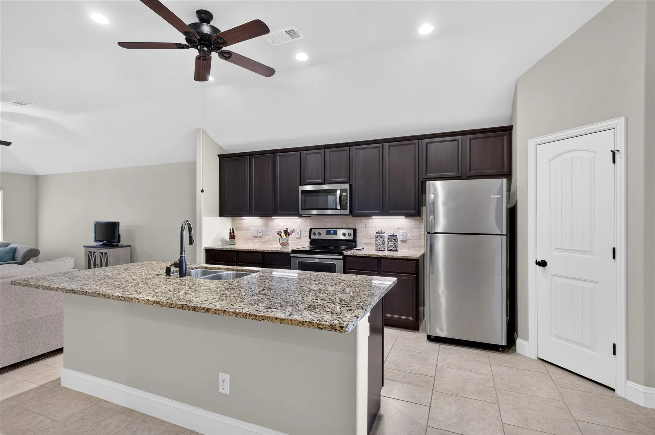 Pantry and large center island