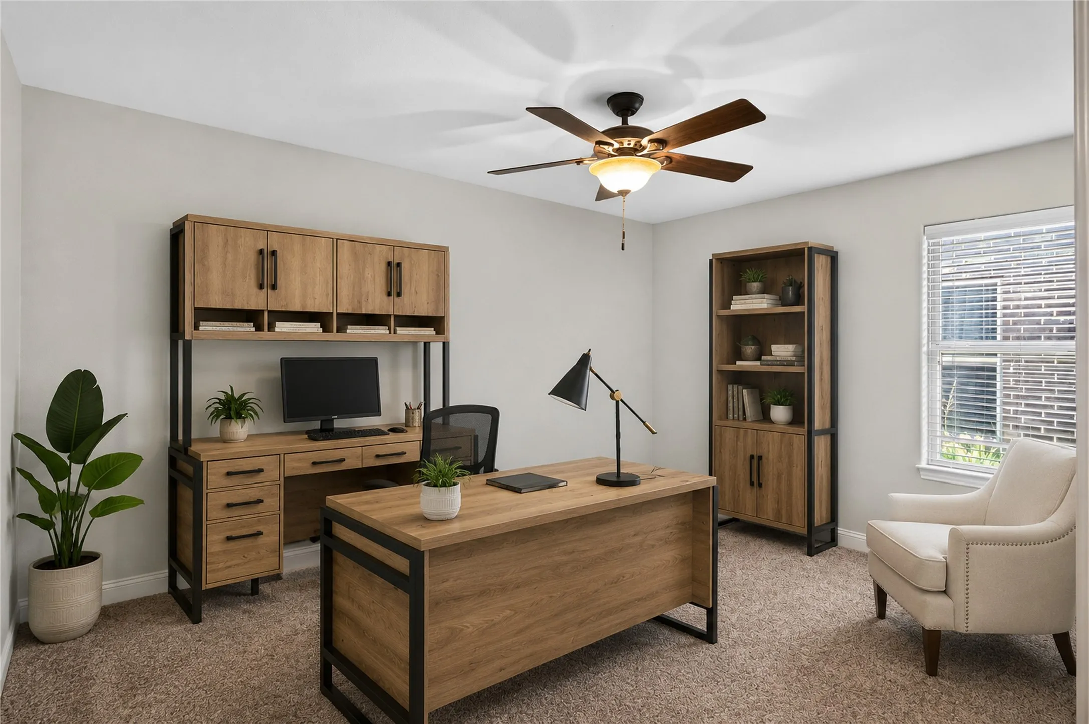 virtually staged-could be an office!