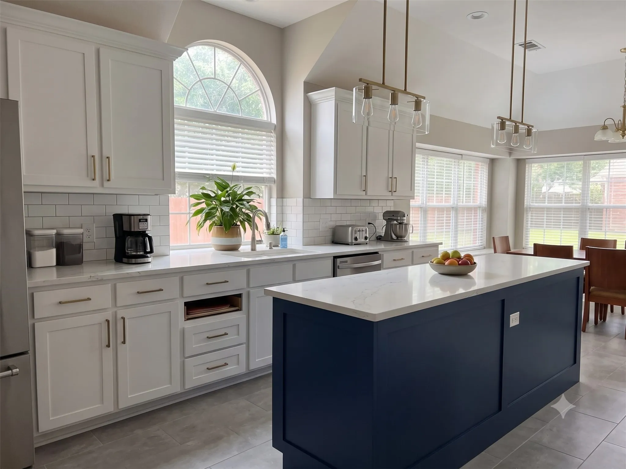 Virtually enhanced kitchen