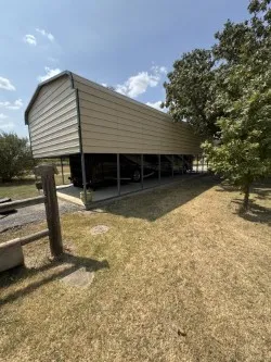 Luxury RV storage with power is 18'x50'