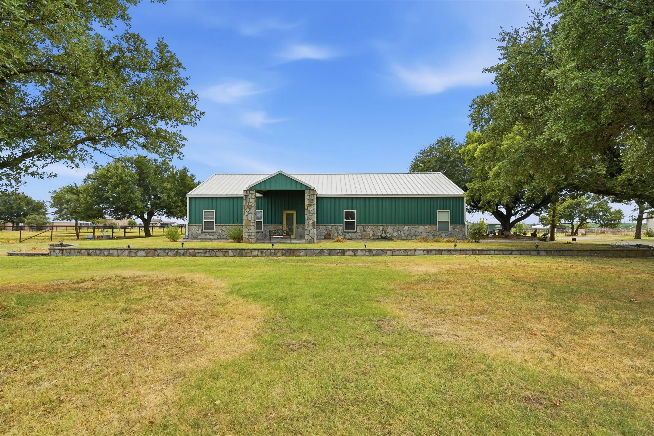Front yard can also function as a small pasture