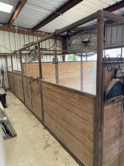 Plenty of stall space in the large barn