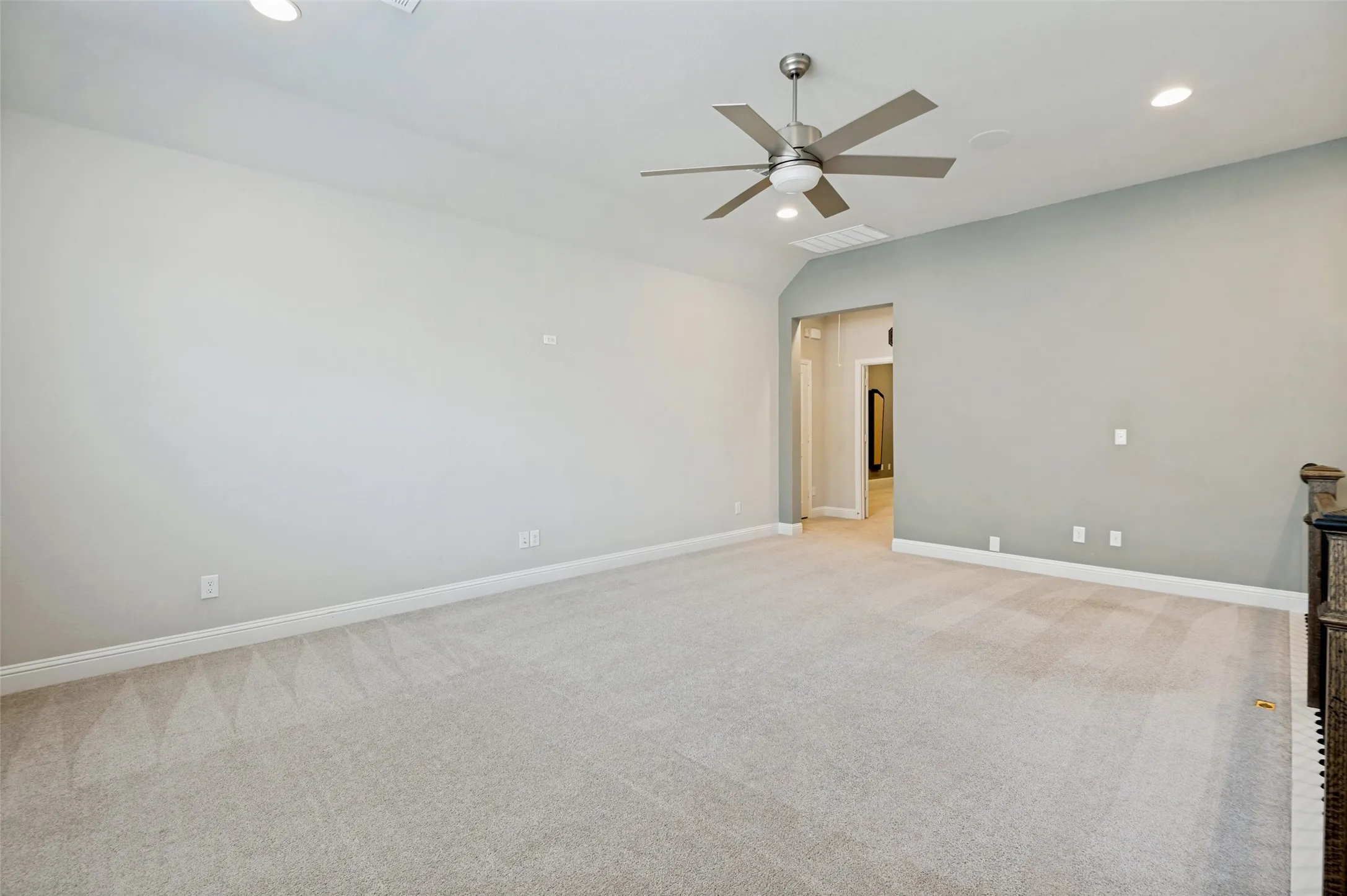large upstairs flexible space