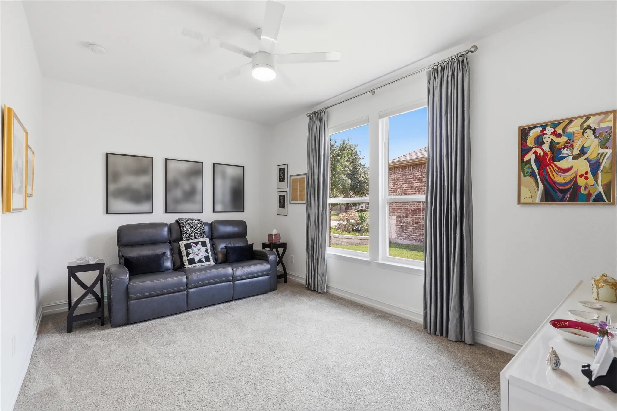Separate bedroom off the primary bathroom could be used as a 3rd bedroom, TV Room, Exercise, 2nd study etc.