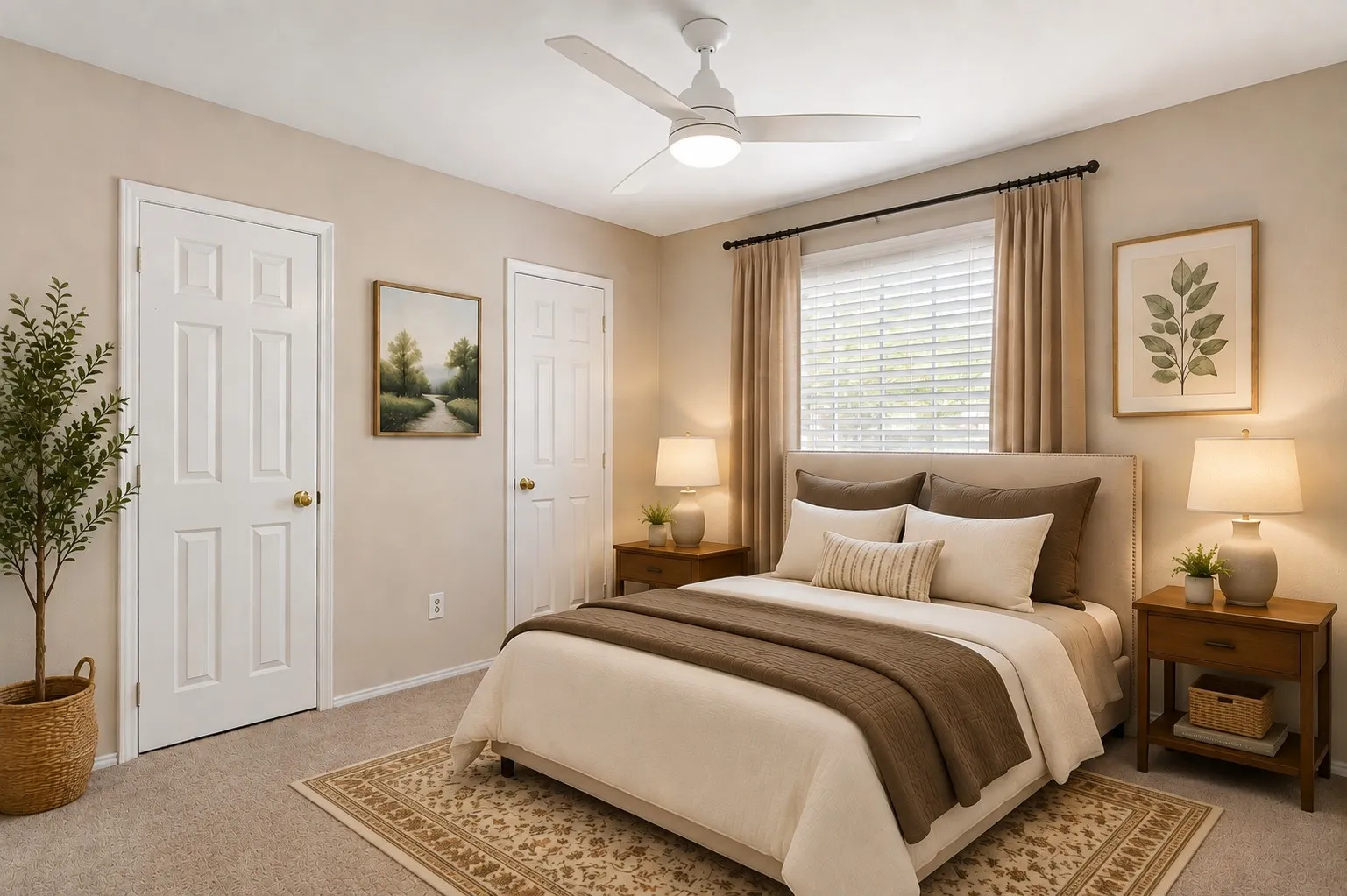 Bedroom - Virtually Staged