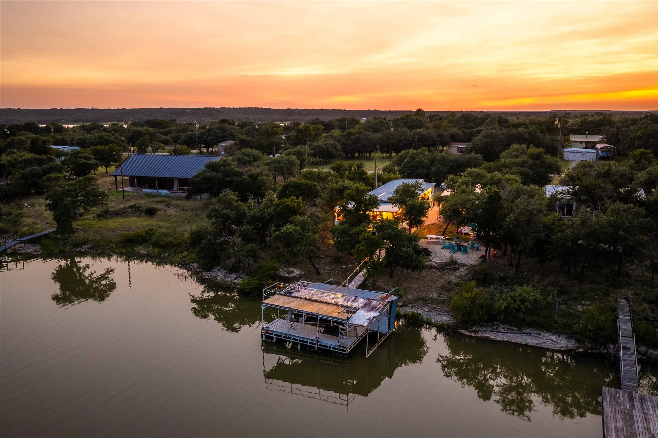 Private waterfront retreat.