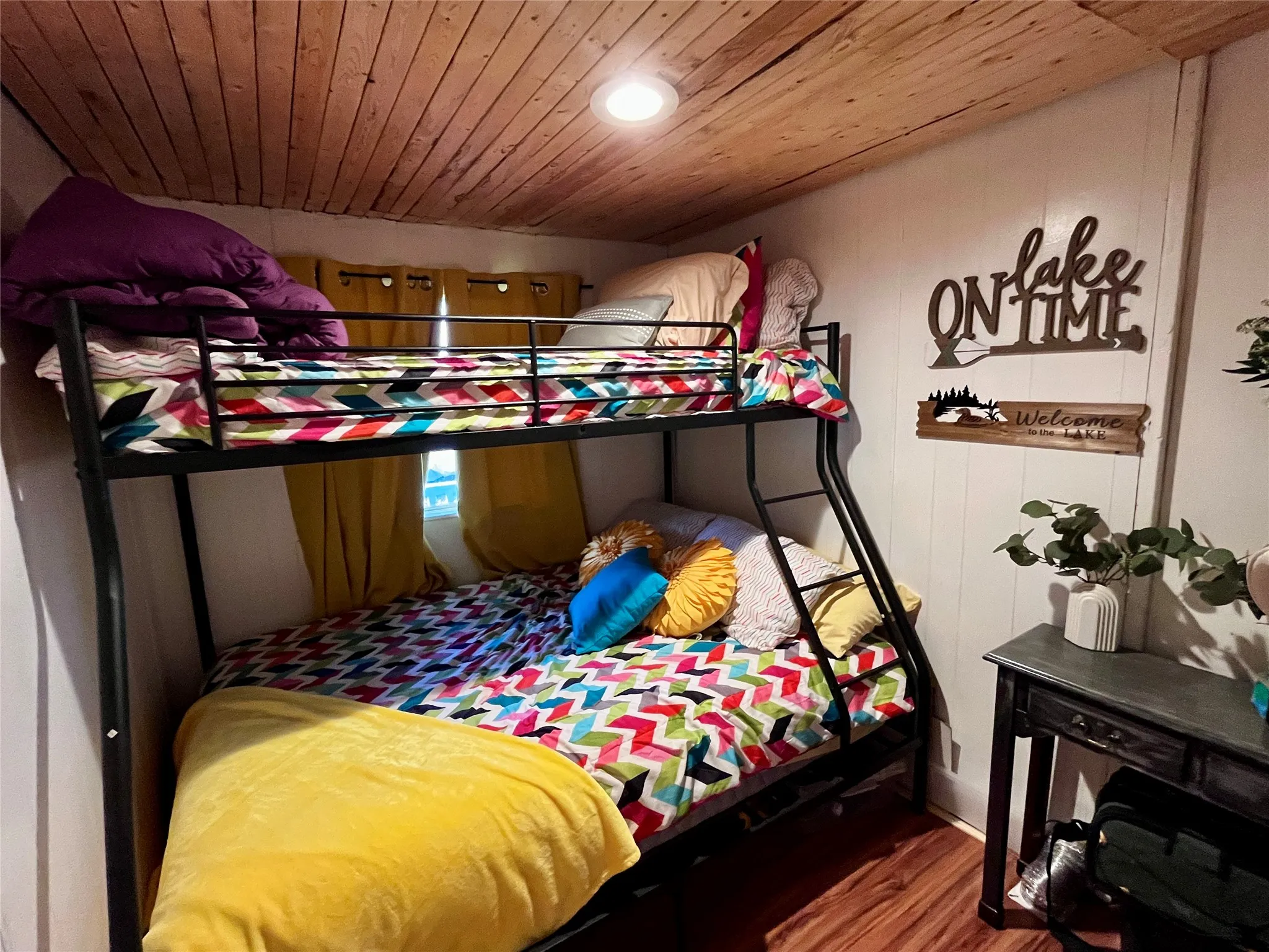 Bunk room offers additional sleeping space for family and weekend visitors.