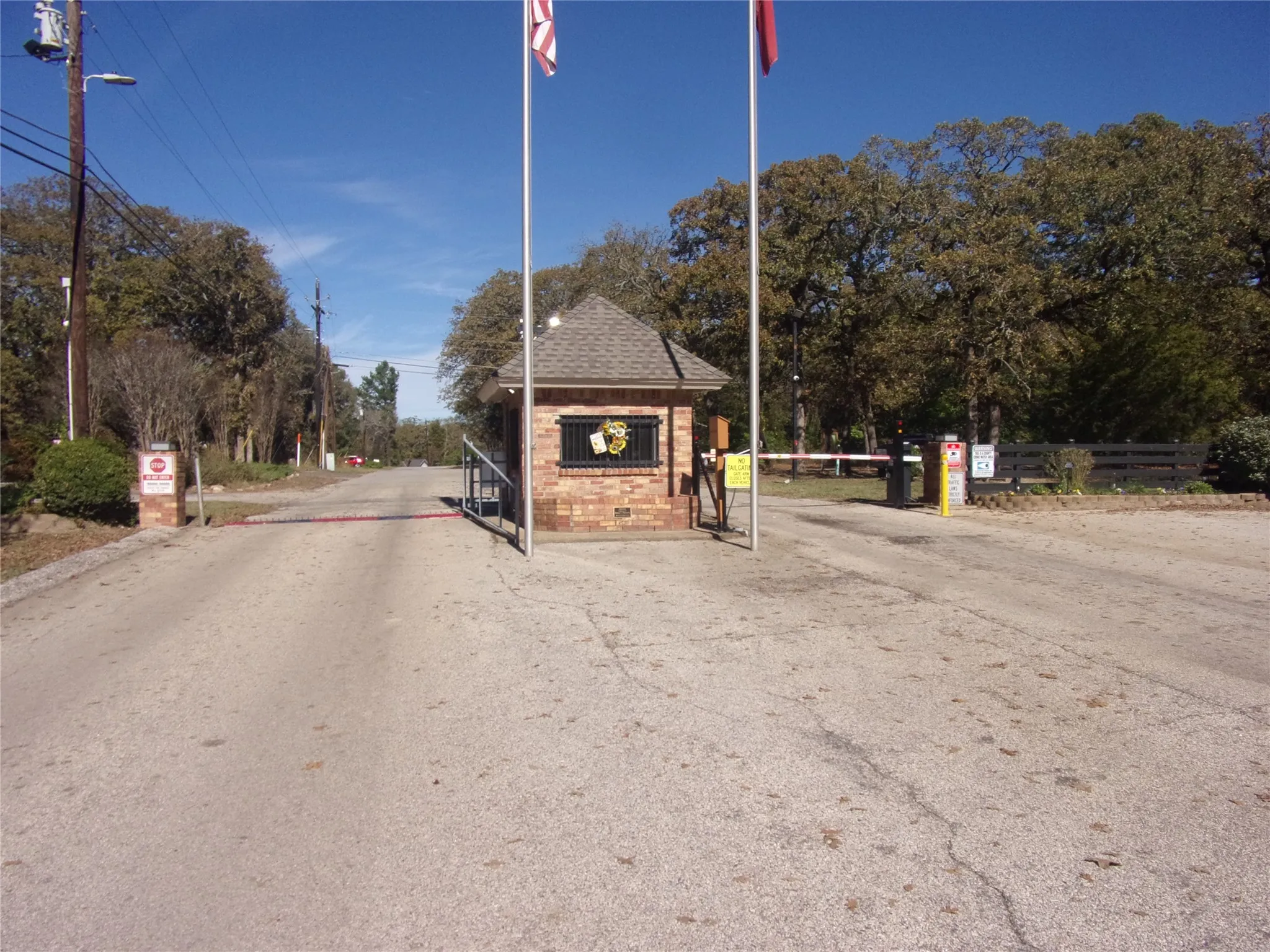 Gated entrance