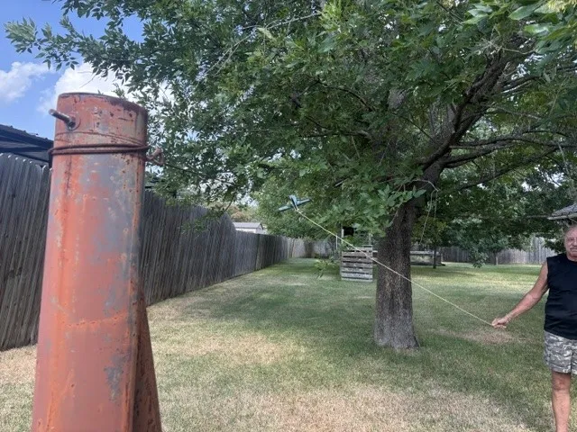 Zip line  backyard