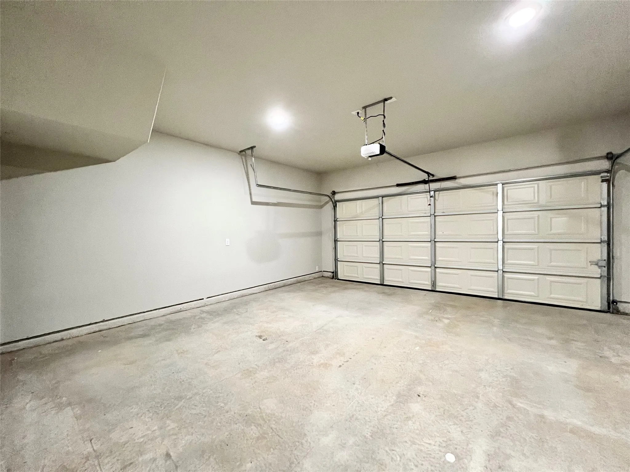2 car attached garage