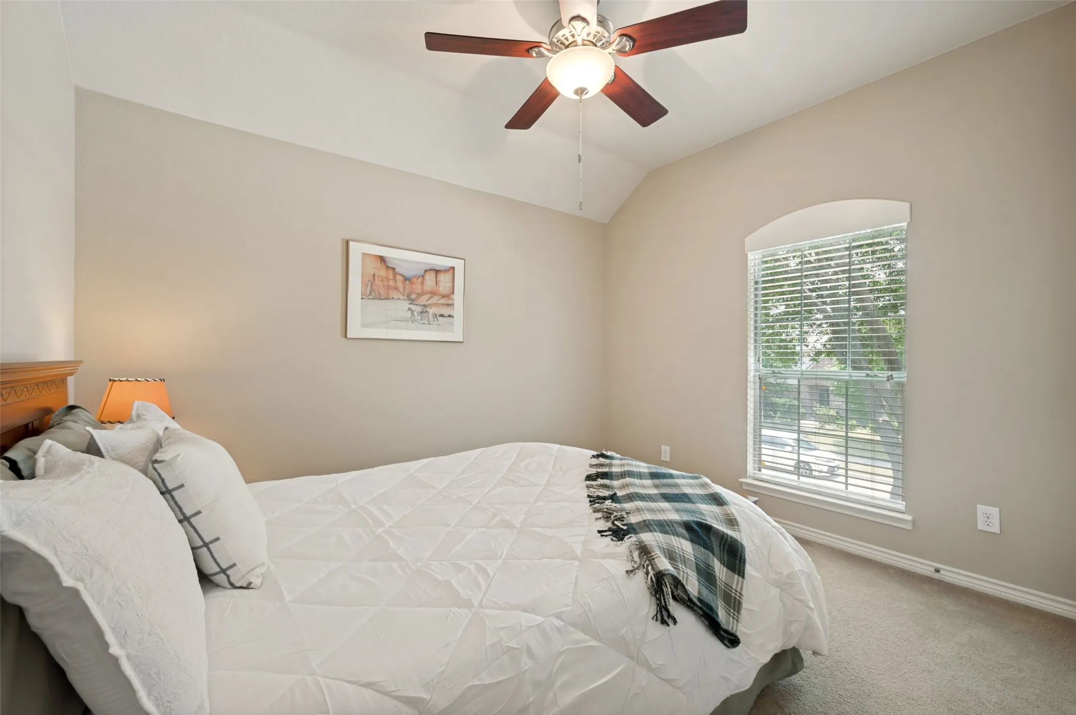 Upstairs bedroom with new carpet!