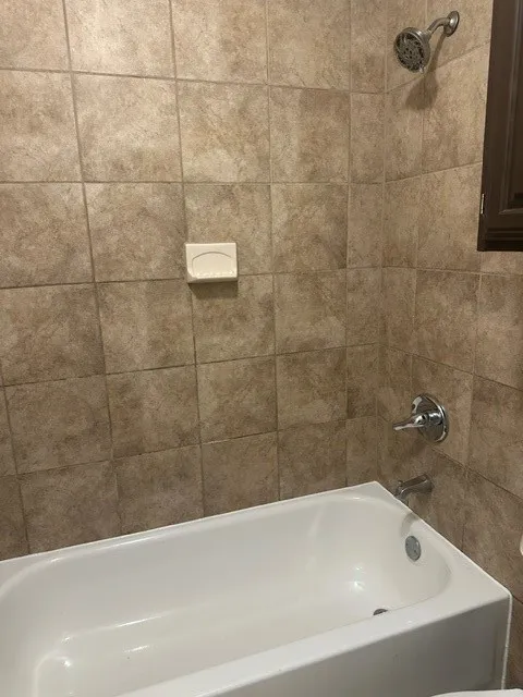 Updated tile bathroom