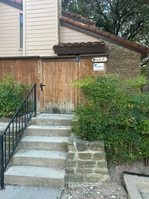 Walk up to the unit