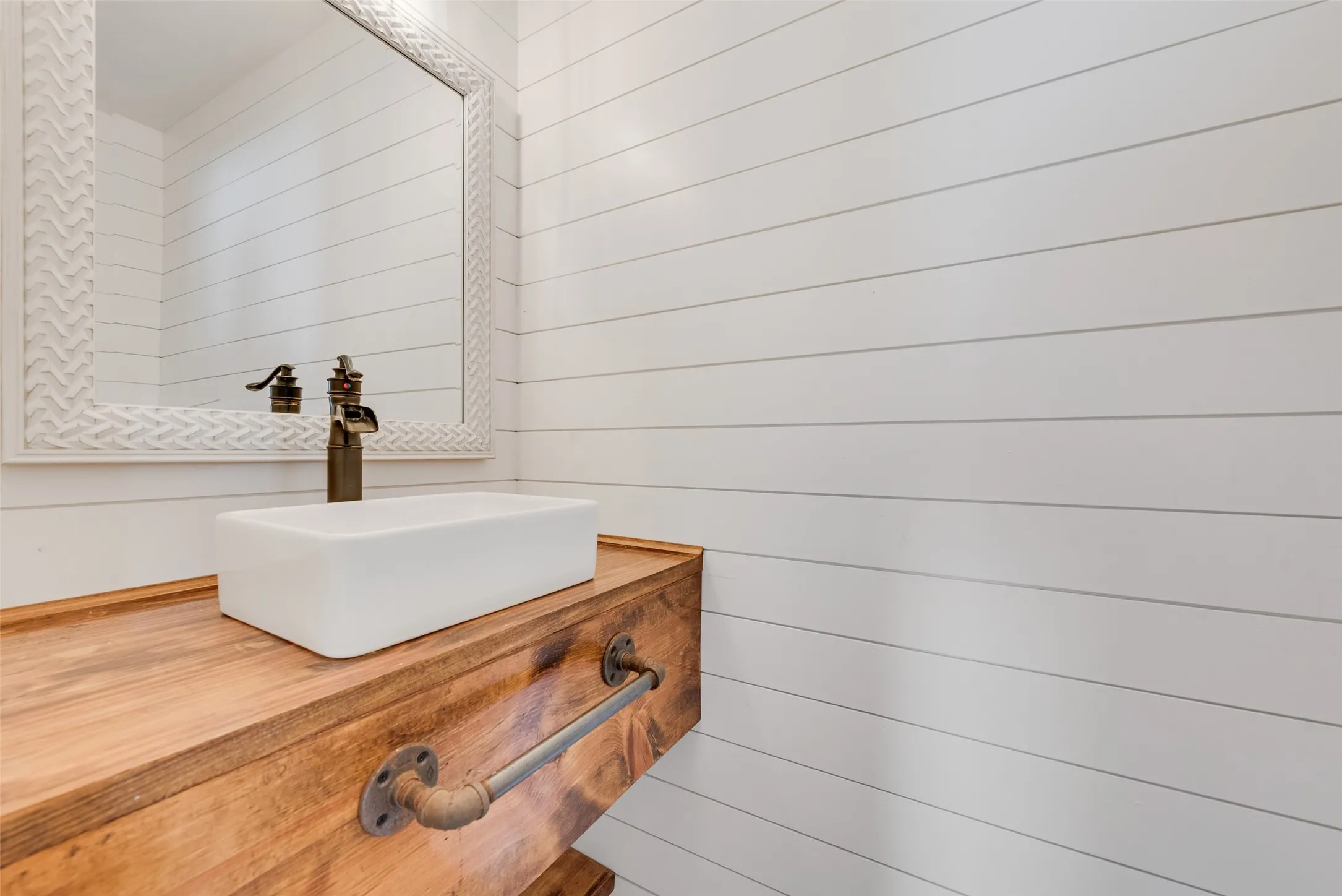 Hall way half bath