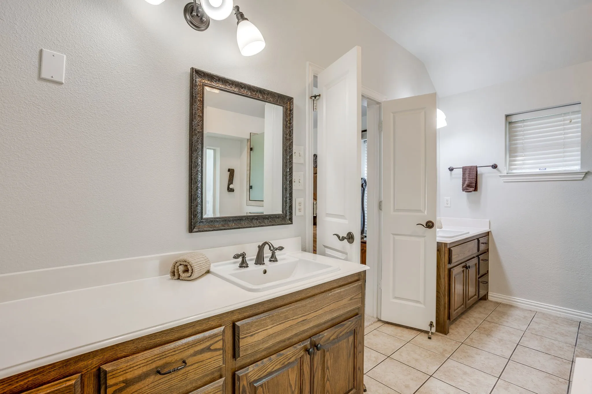 Separate vanities
