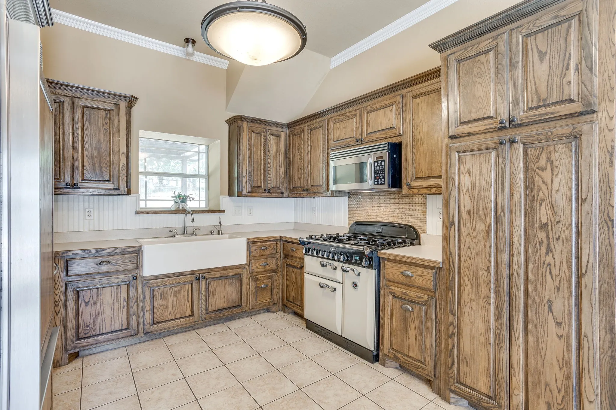 Custom wood cabinets