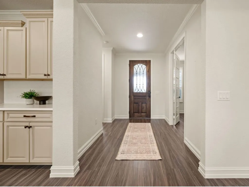 Luxury wood vinyl throughout