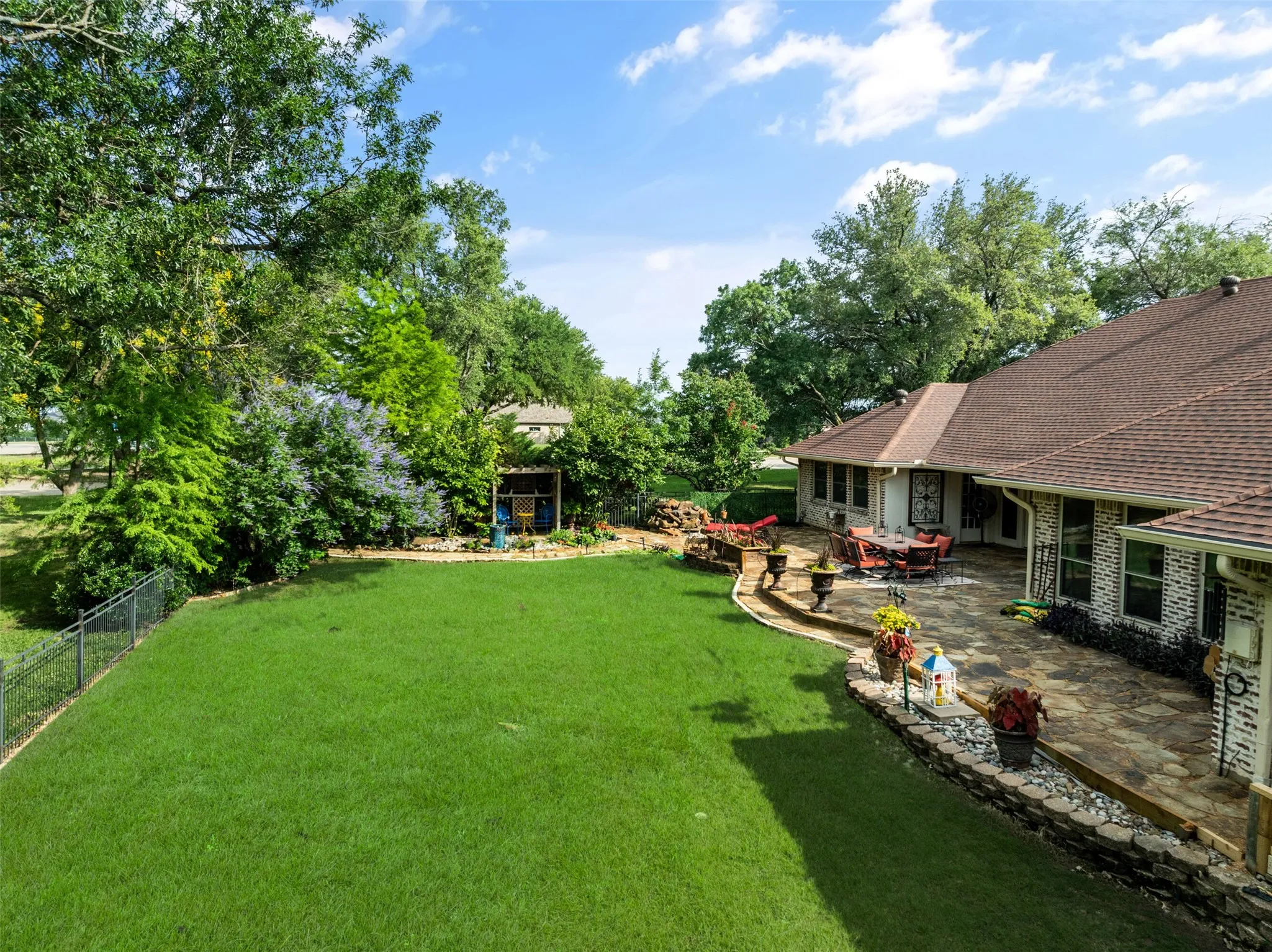 View of yard featuring a patio area