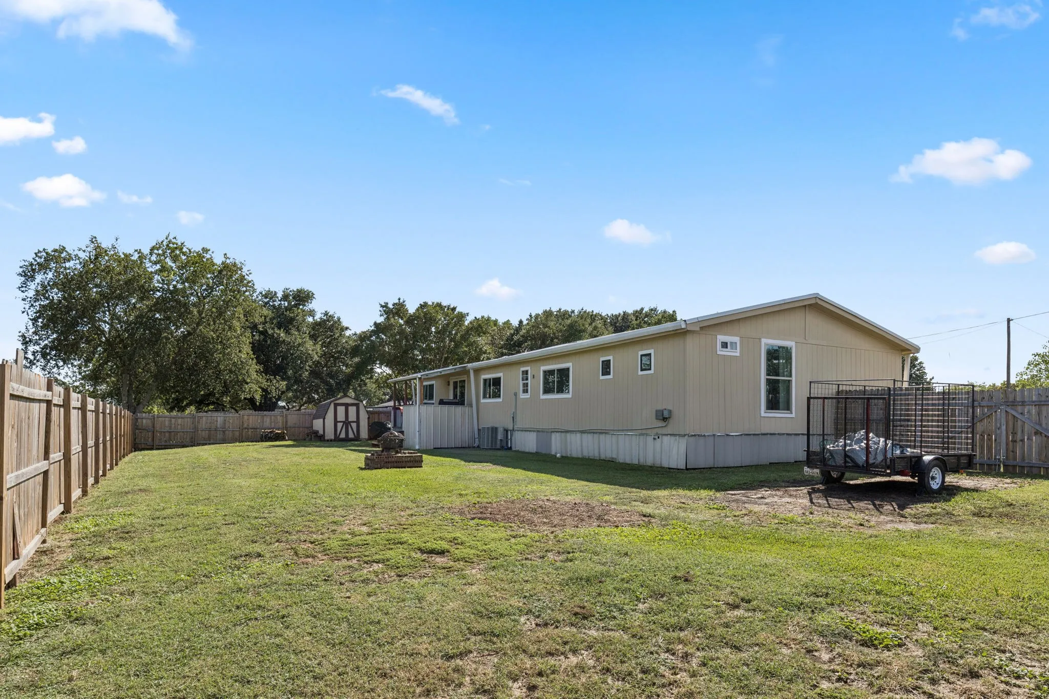 Expansive fenced-in backyard!