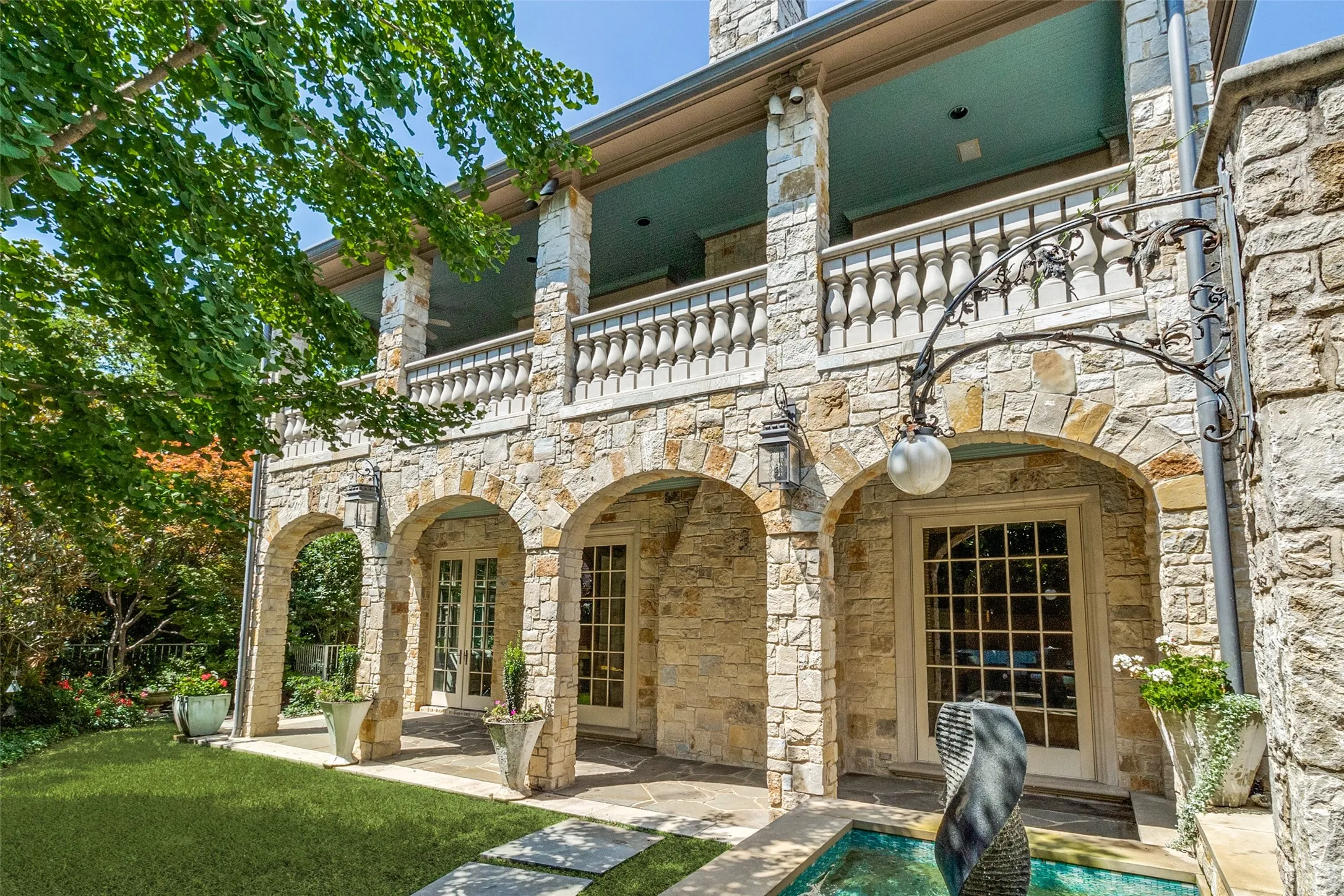 Back Balcony and Covered Patio for Seating