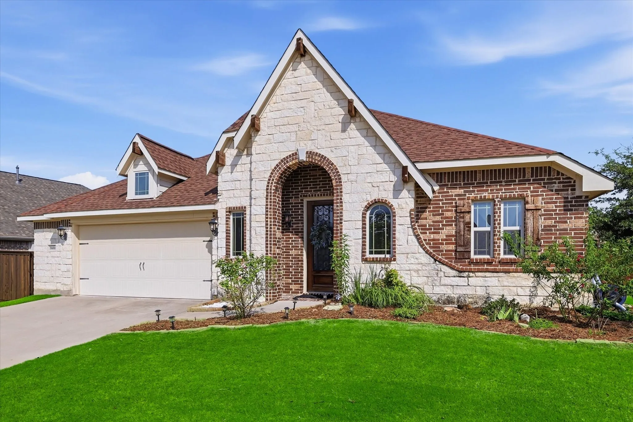 Over sized 2-car garage!