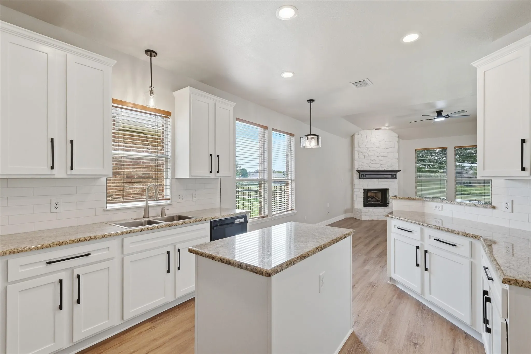 1581 Meadows Avenue features a light and bright kitchen.