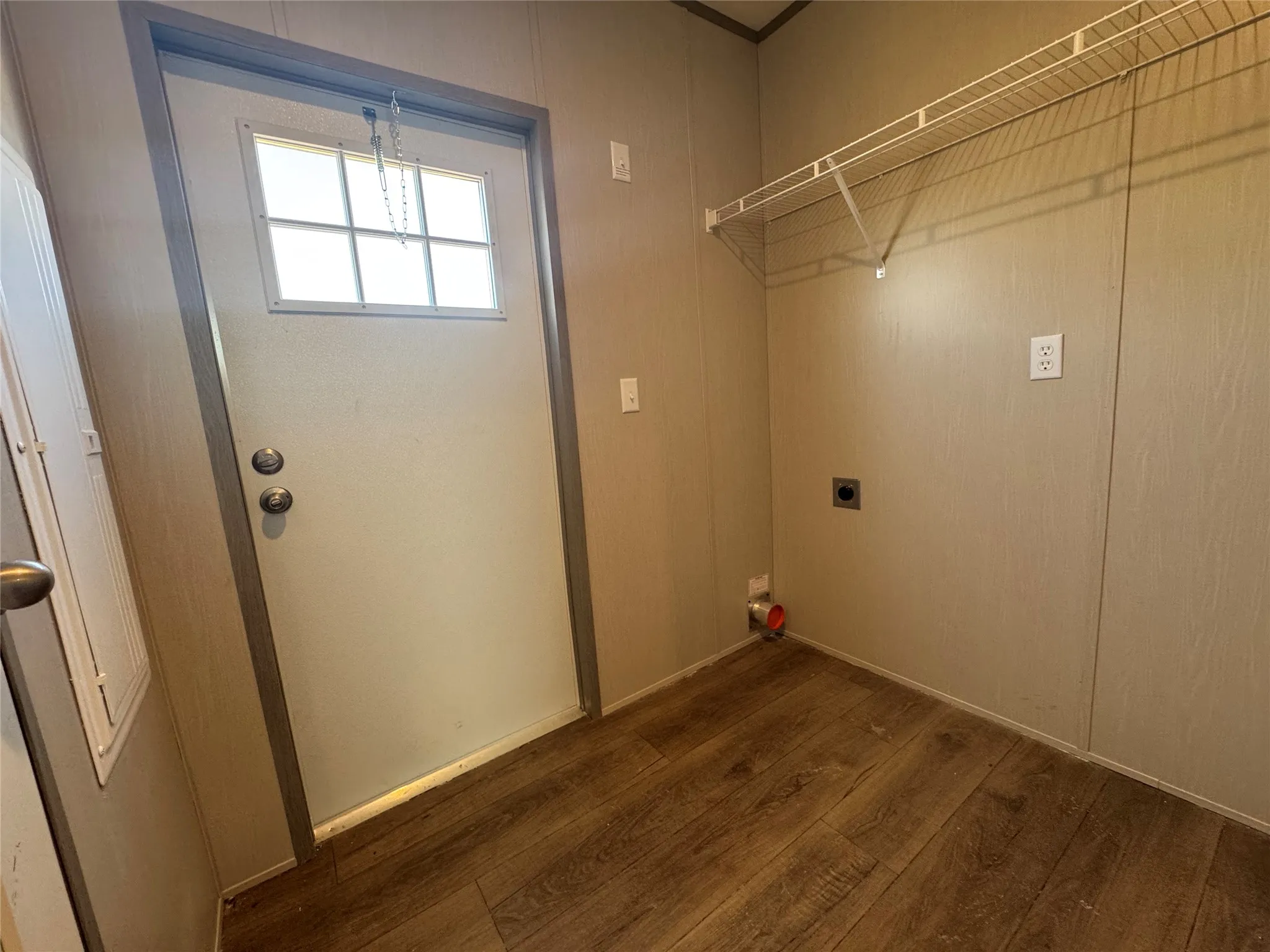 Full size with an exterior door
