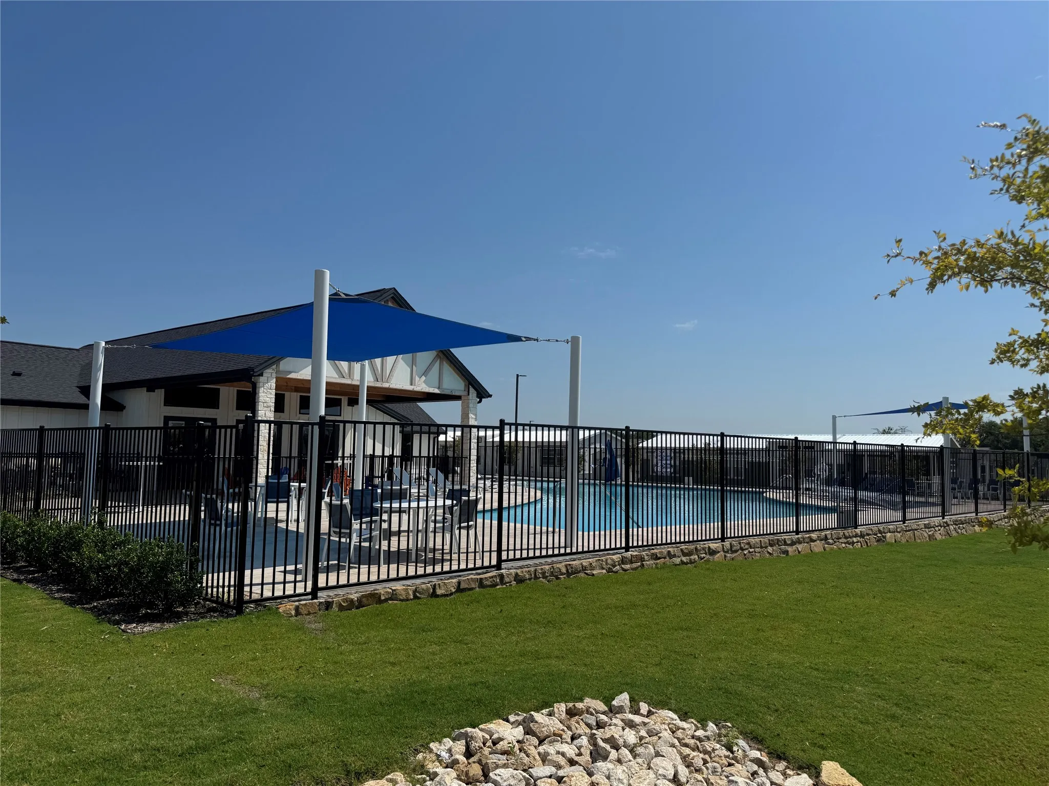 Community pool and clubhouse