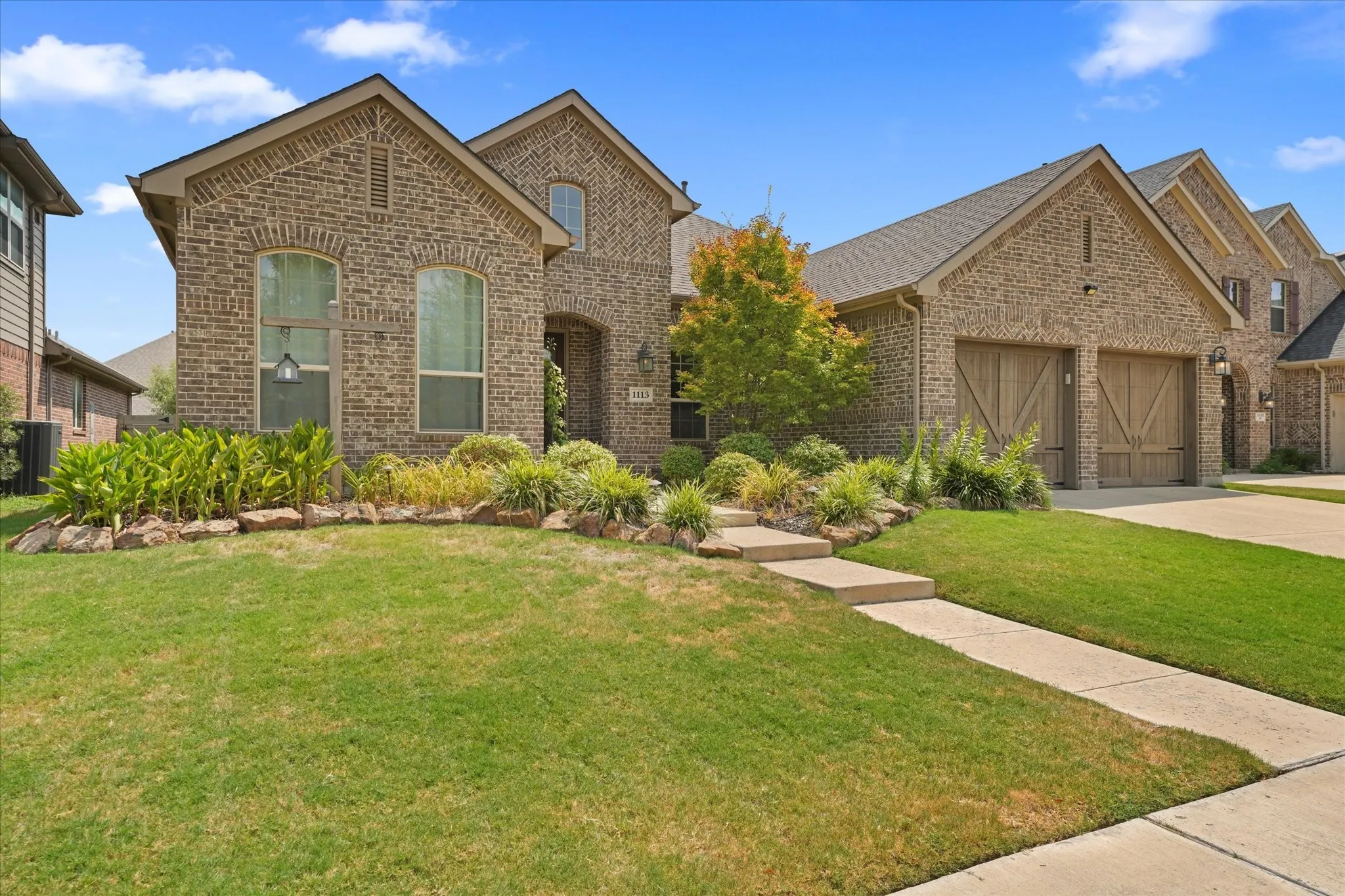 One-story brick home for sale in Harv