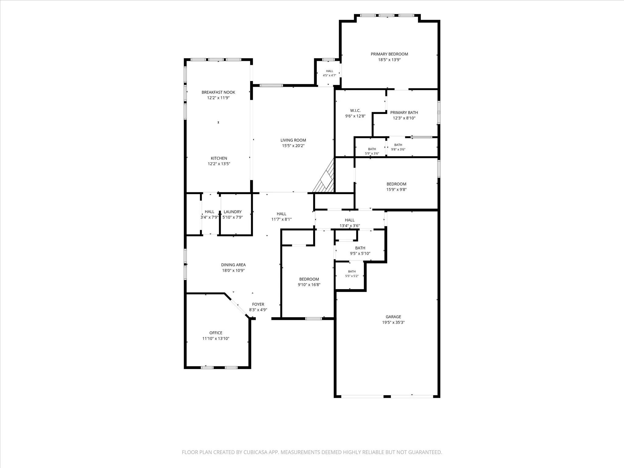 Floor plan 1113 5th St. Argyle TX