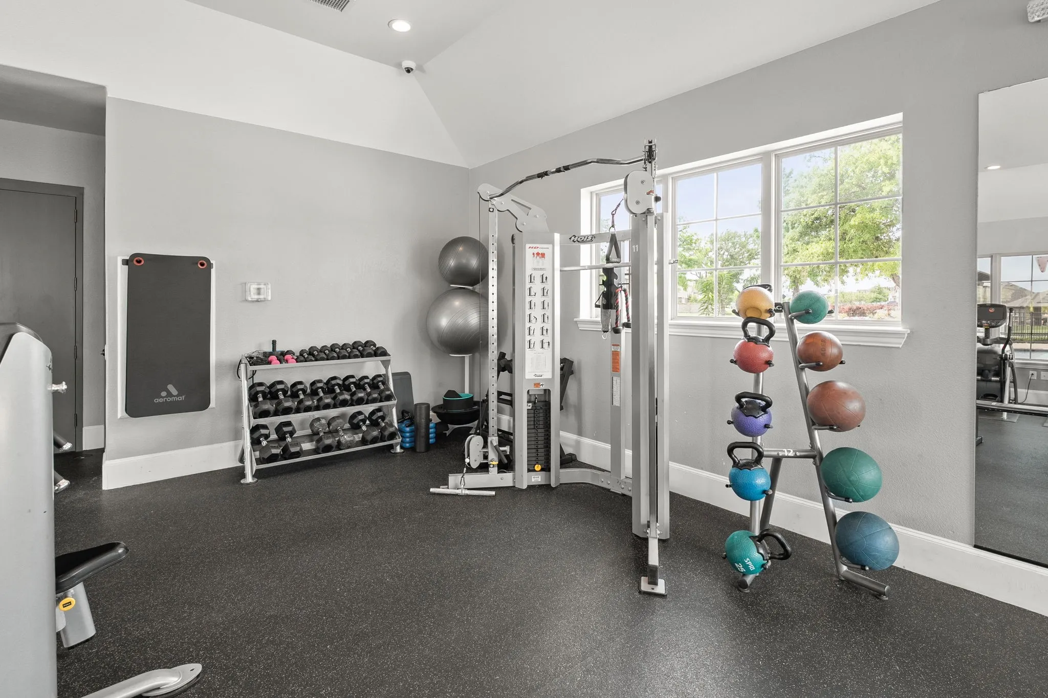 Residents only fitness center.