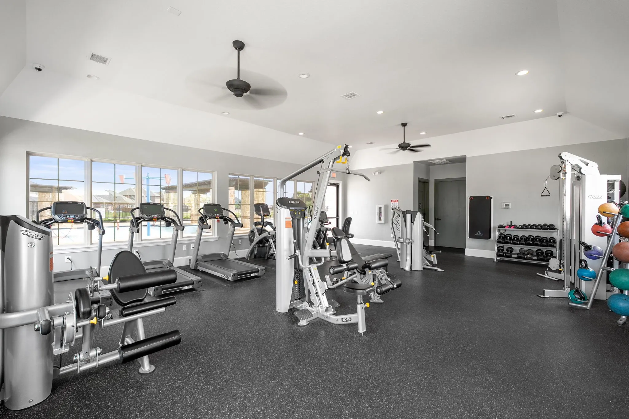 Residents only fitness center.