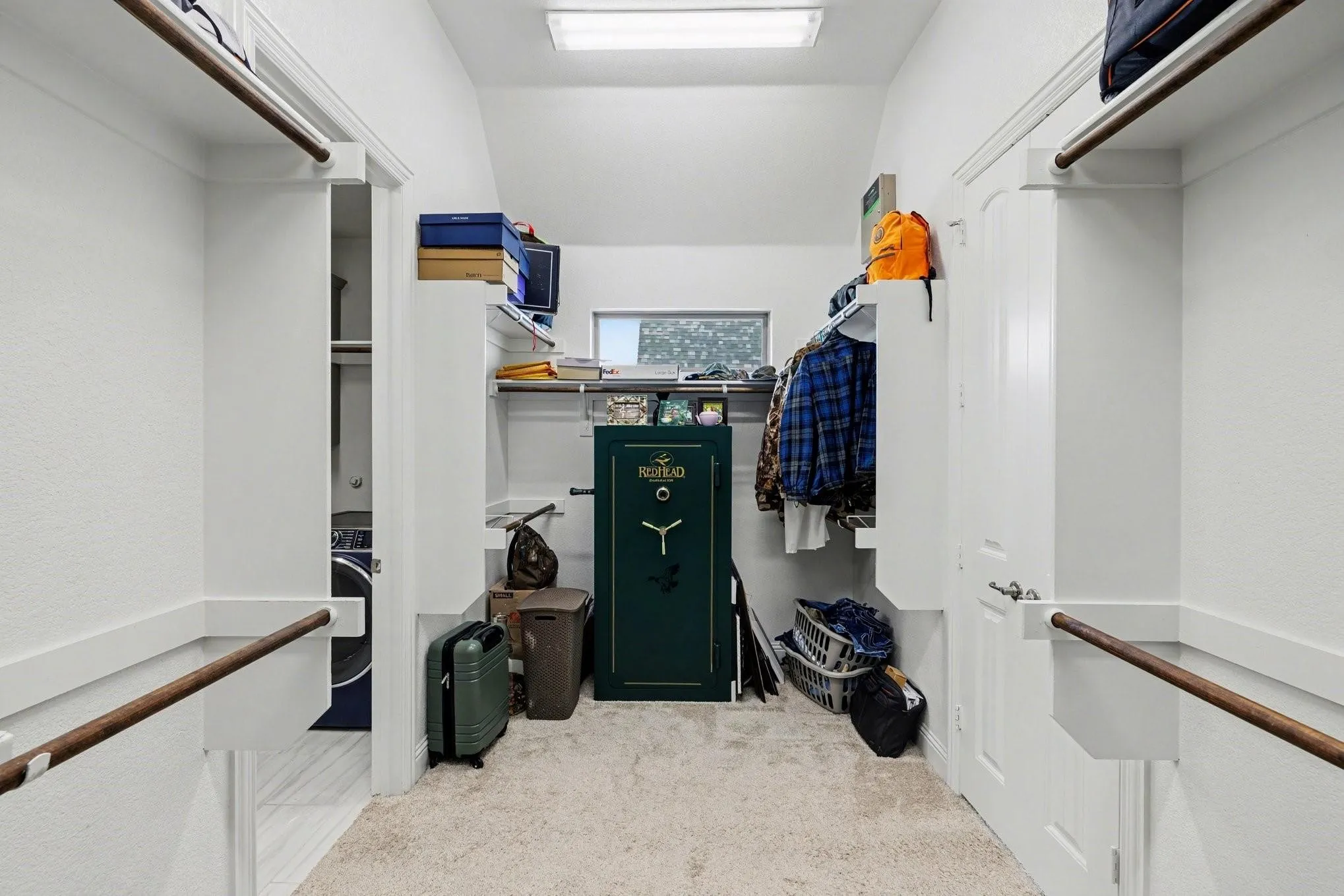 Master walk-in closet