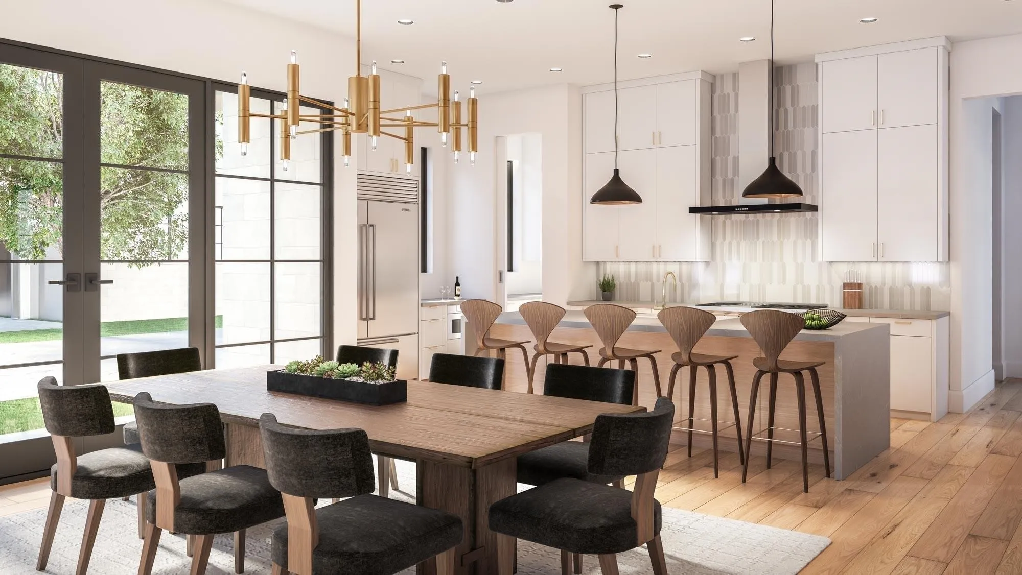 Virtual Rendering of Interior Finish