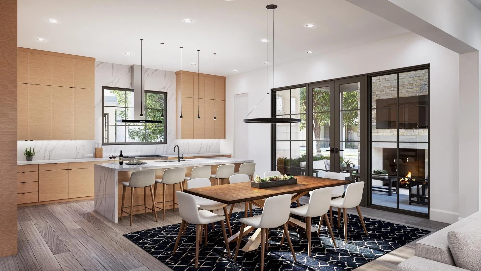 Virtual Rendering of Interior Finish