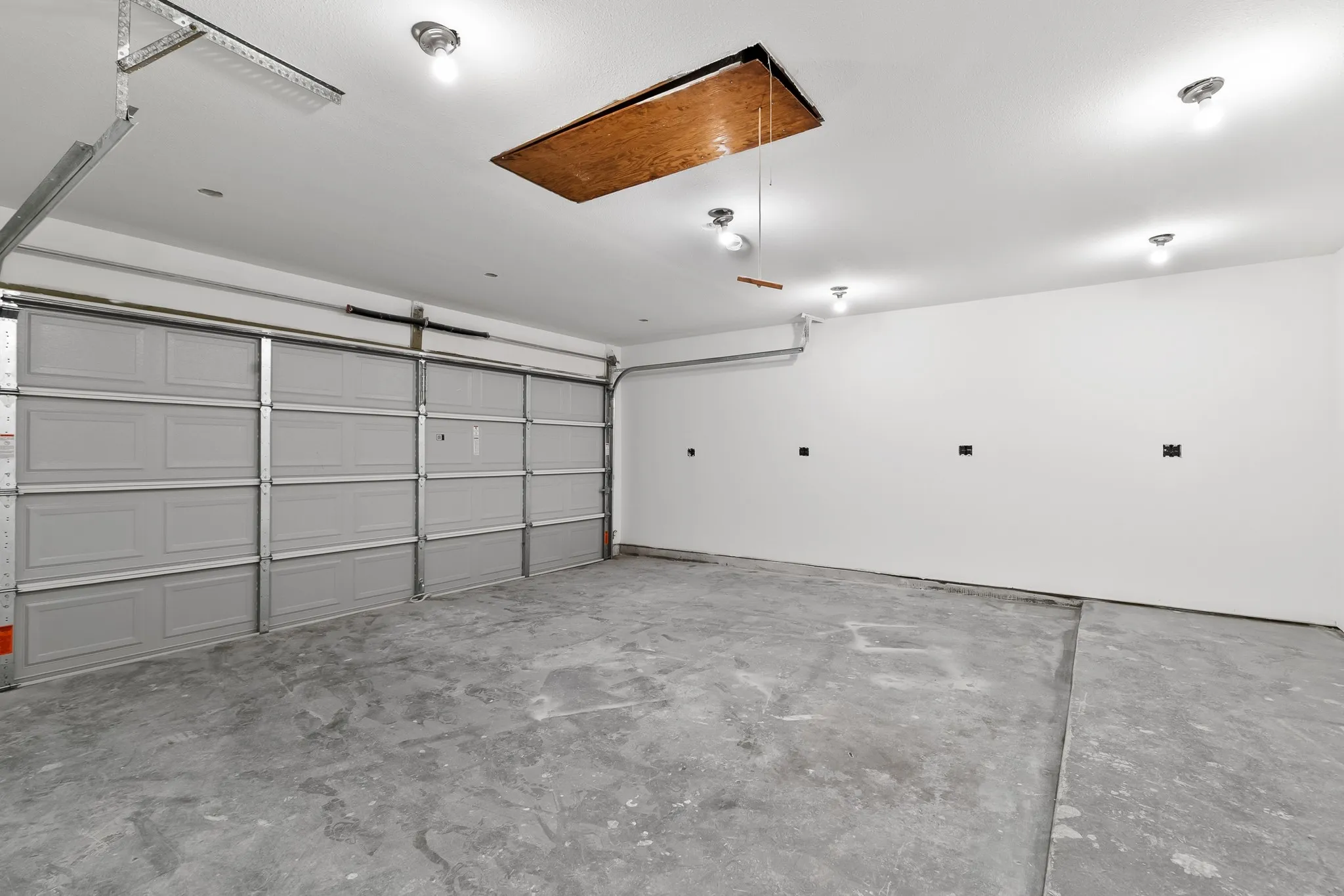 Garage is fully insulated.
