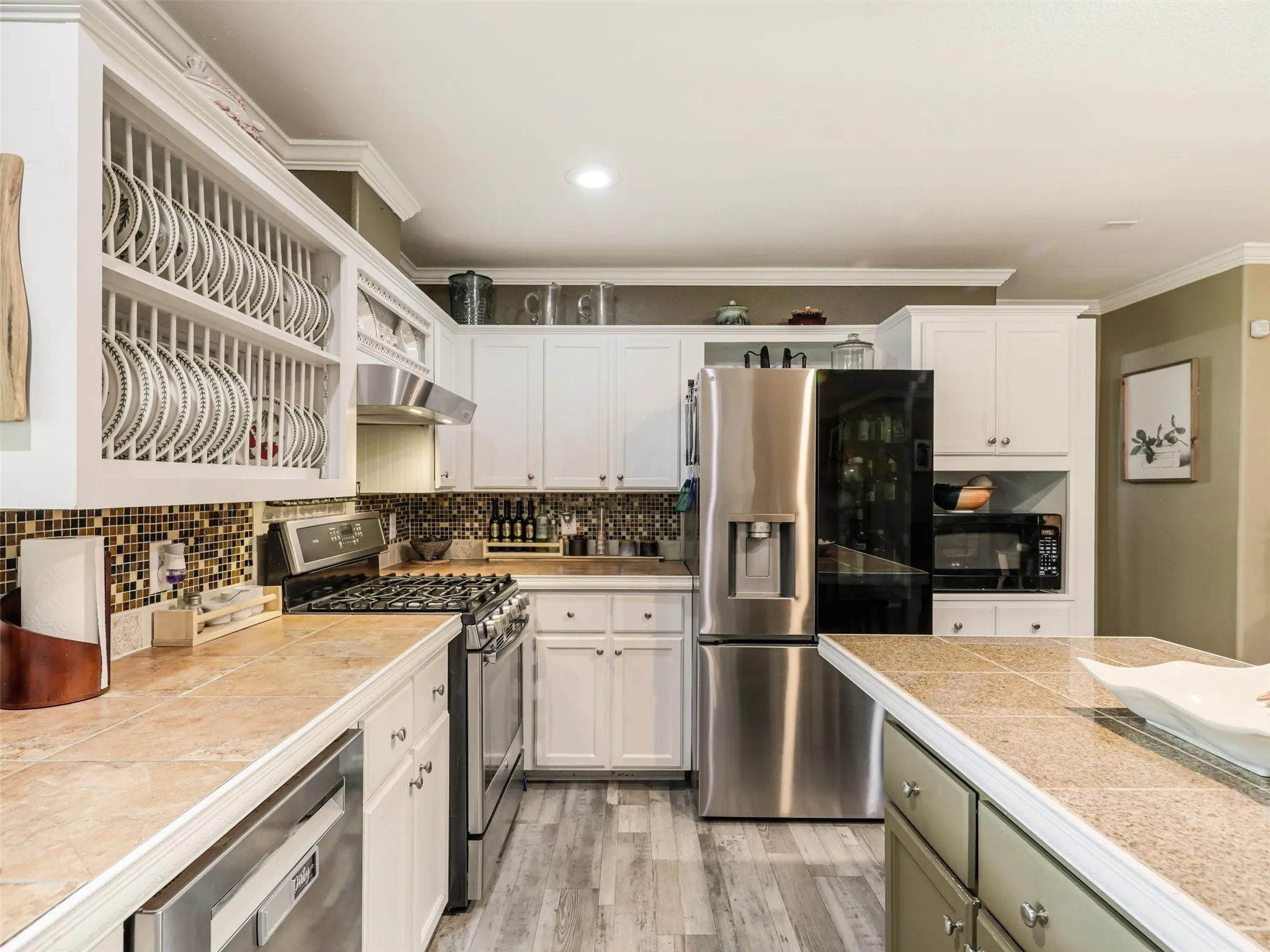 Kitchen with Large Island and Plenty of Counter Space and Storage
