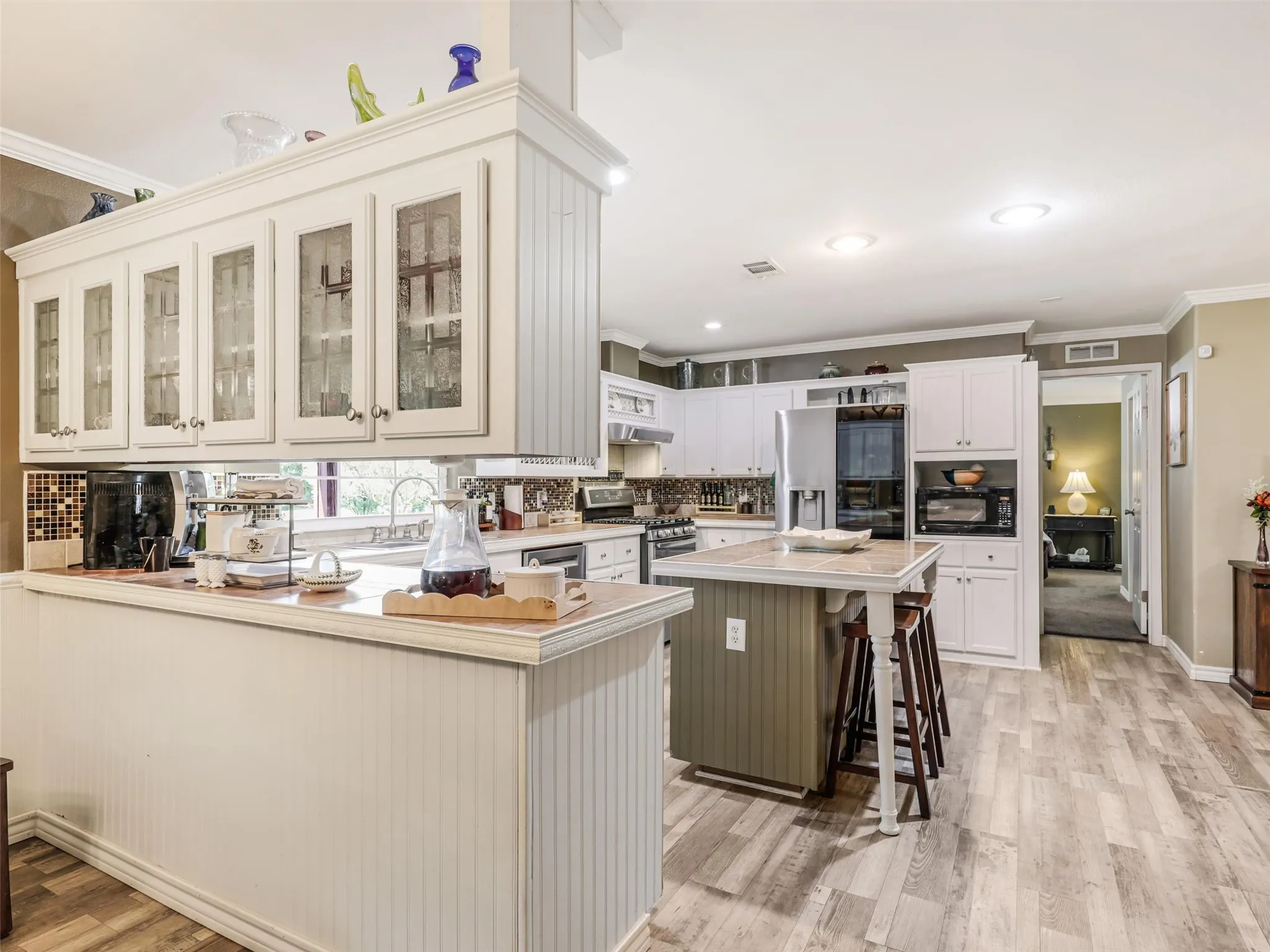 Kitchen with Large Island and Plenty of Counter Space and Storage
