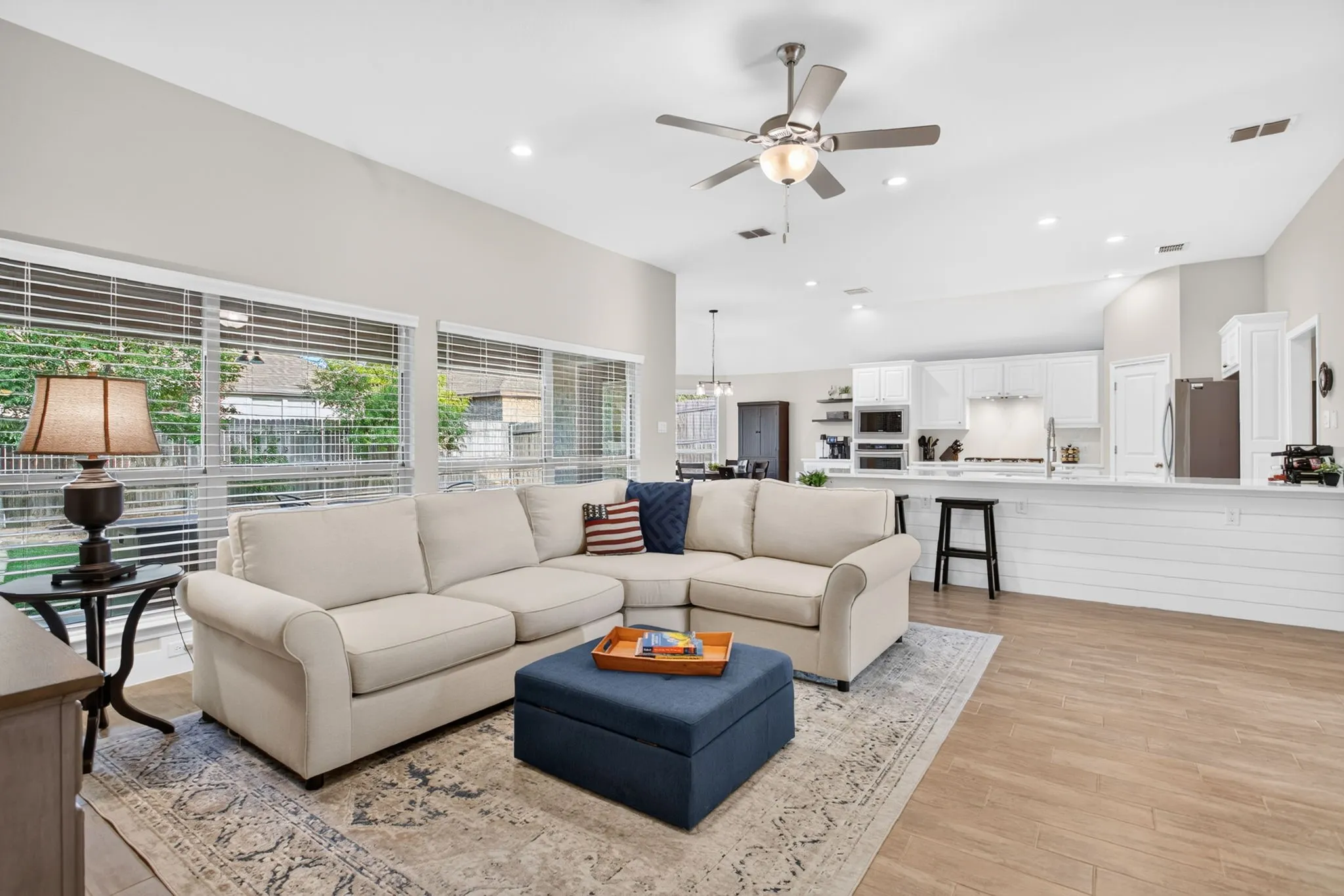 Living room has so much space