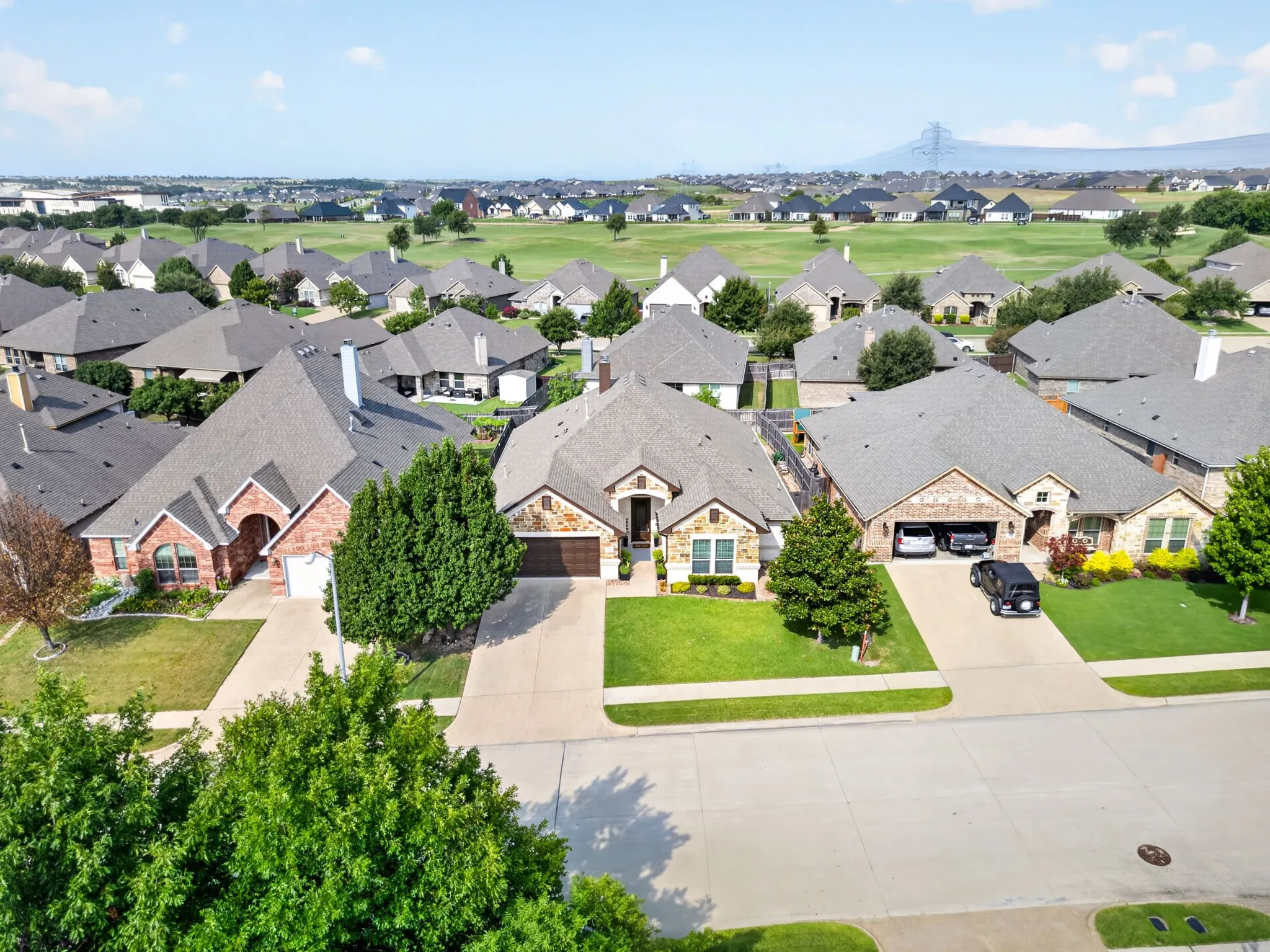 Green and well maintained landscaping