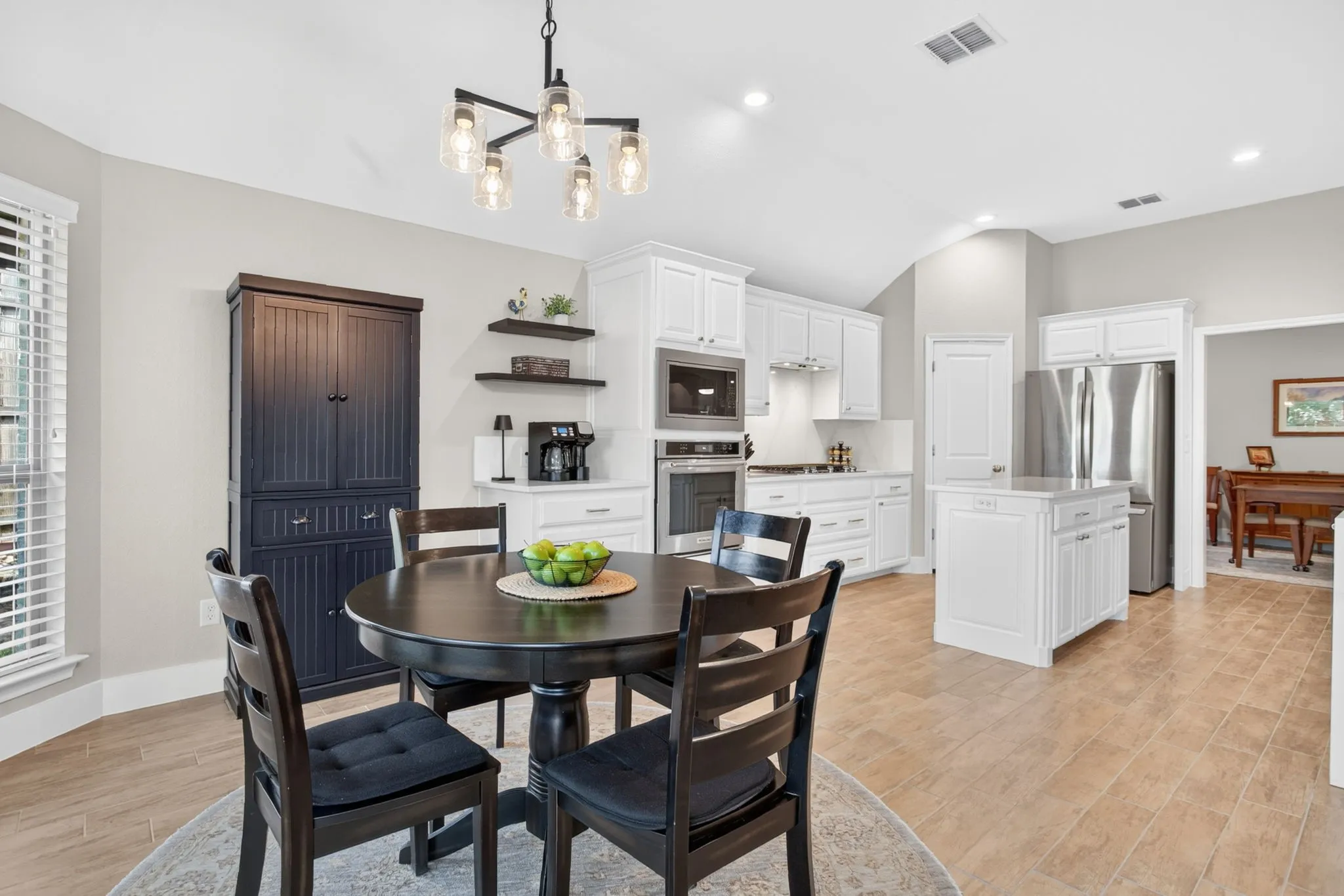 Built in coffee bar (or wine bar if you choose)