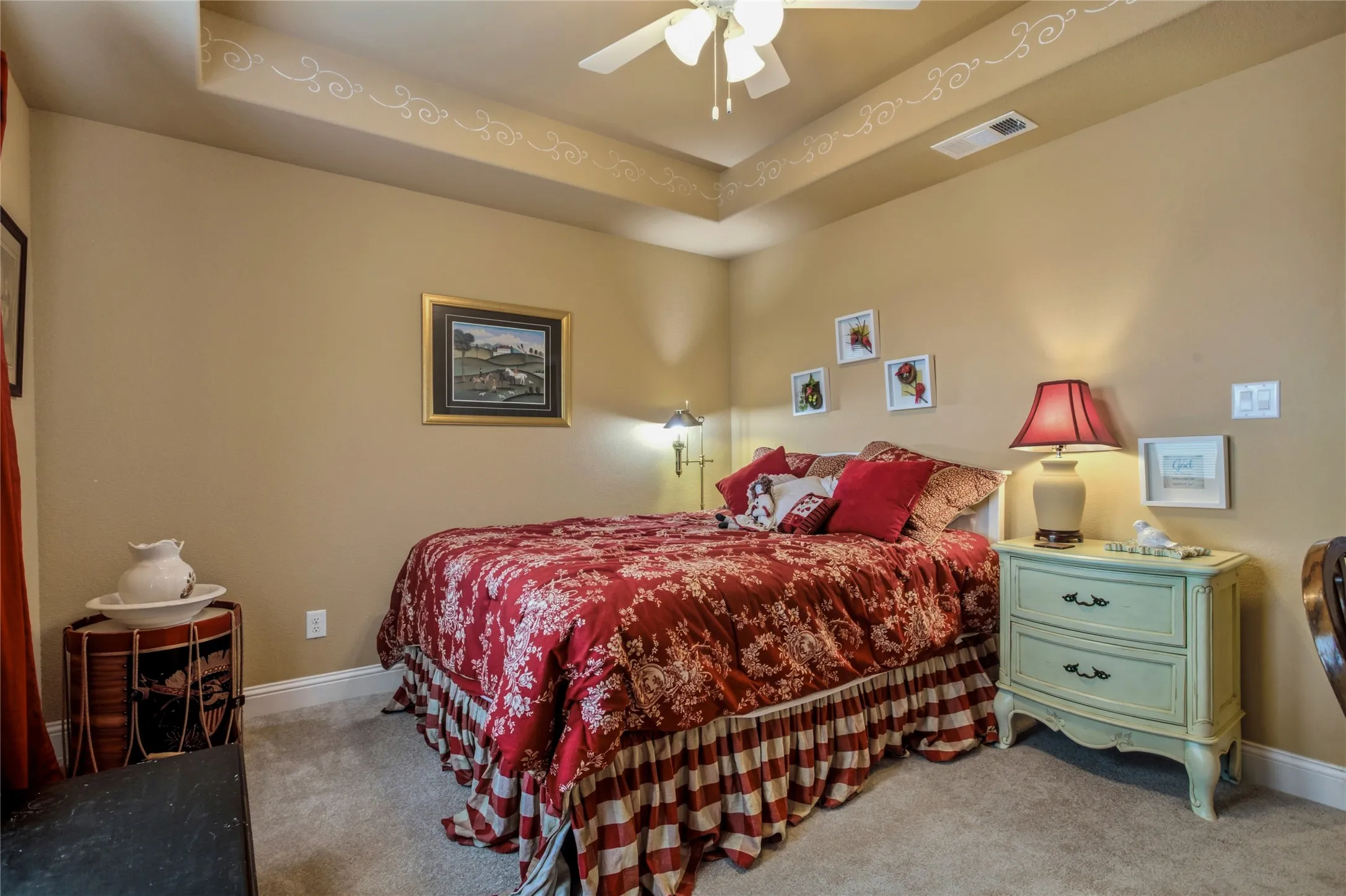 This secondary bedroom has plenty of room!